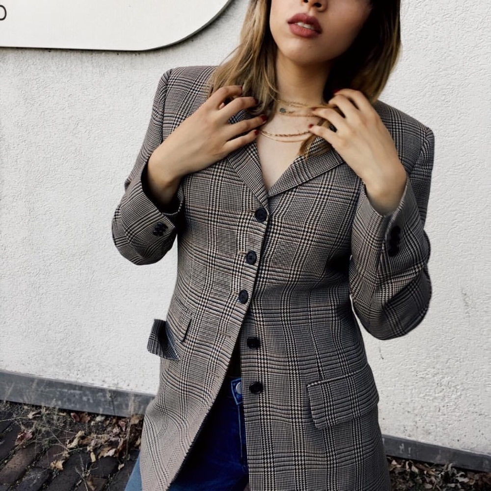 Plaid Blazer